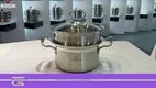不锈钢汤锅带蒸笼 - 16-18厘米 - 适用于电磁炉 1