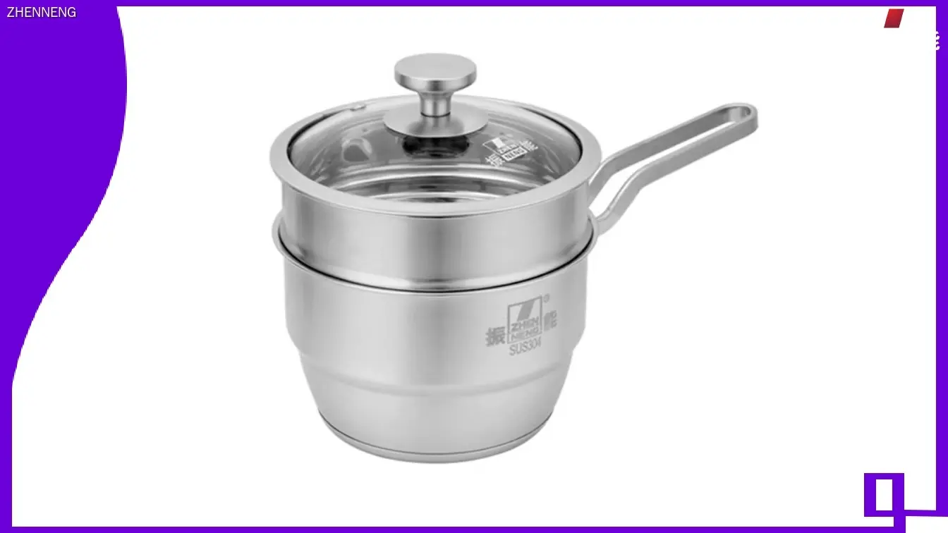 High Grade 16cm Stainless Steel Milk Pot Steaming Insert Pan 1
