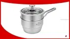 Stainless Steel Milk Boiling Pot - Customizable 16cm Single Handle Milk Pan 1