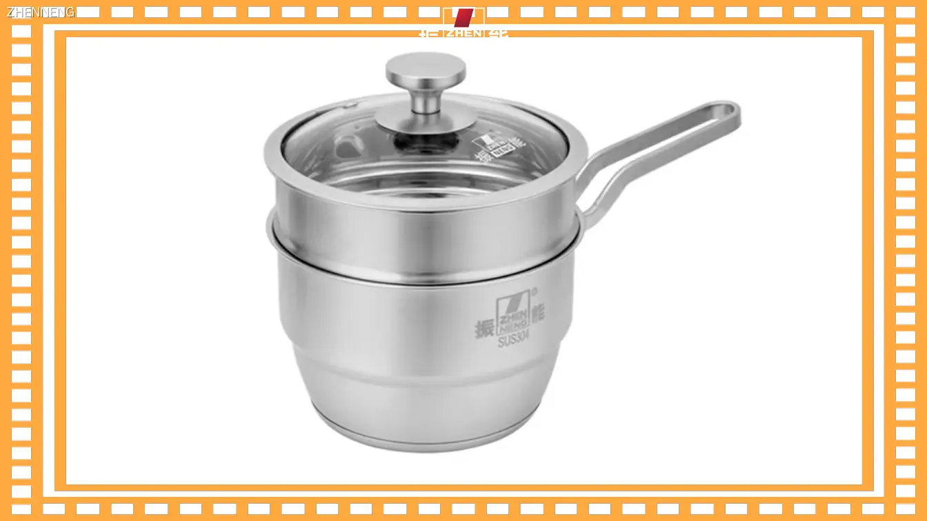 Olla de acero inoxidable de 16 cm para hervir leche 1