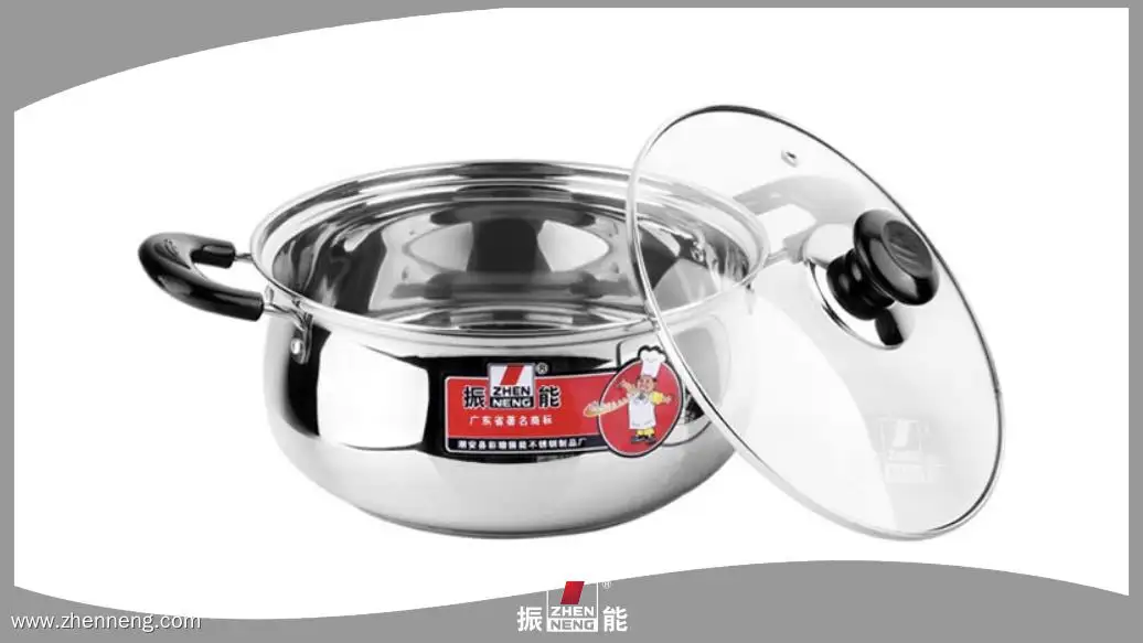 Stainless Steel Soup Pot with Glass Lid - High Quality & Customizable 1