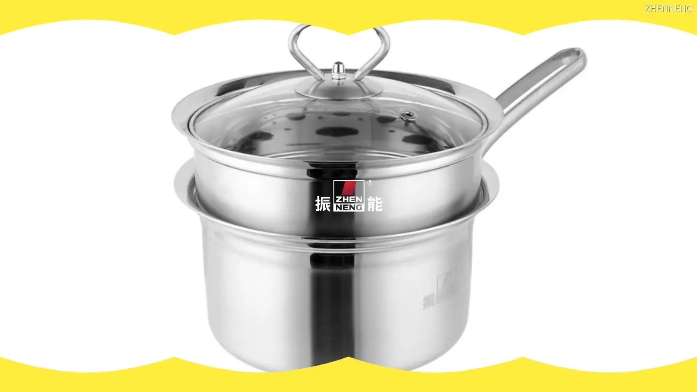 16cm 스테인리스 스틸 우유 냄비 (전문가용 찜 그릴 포함) 1
