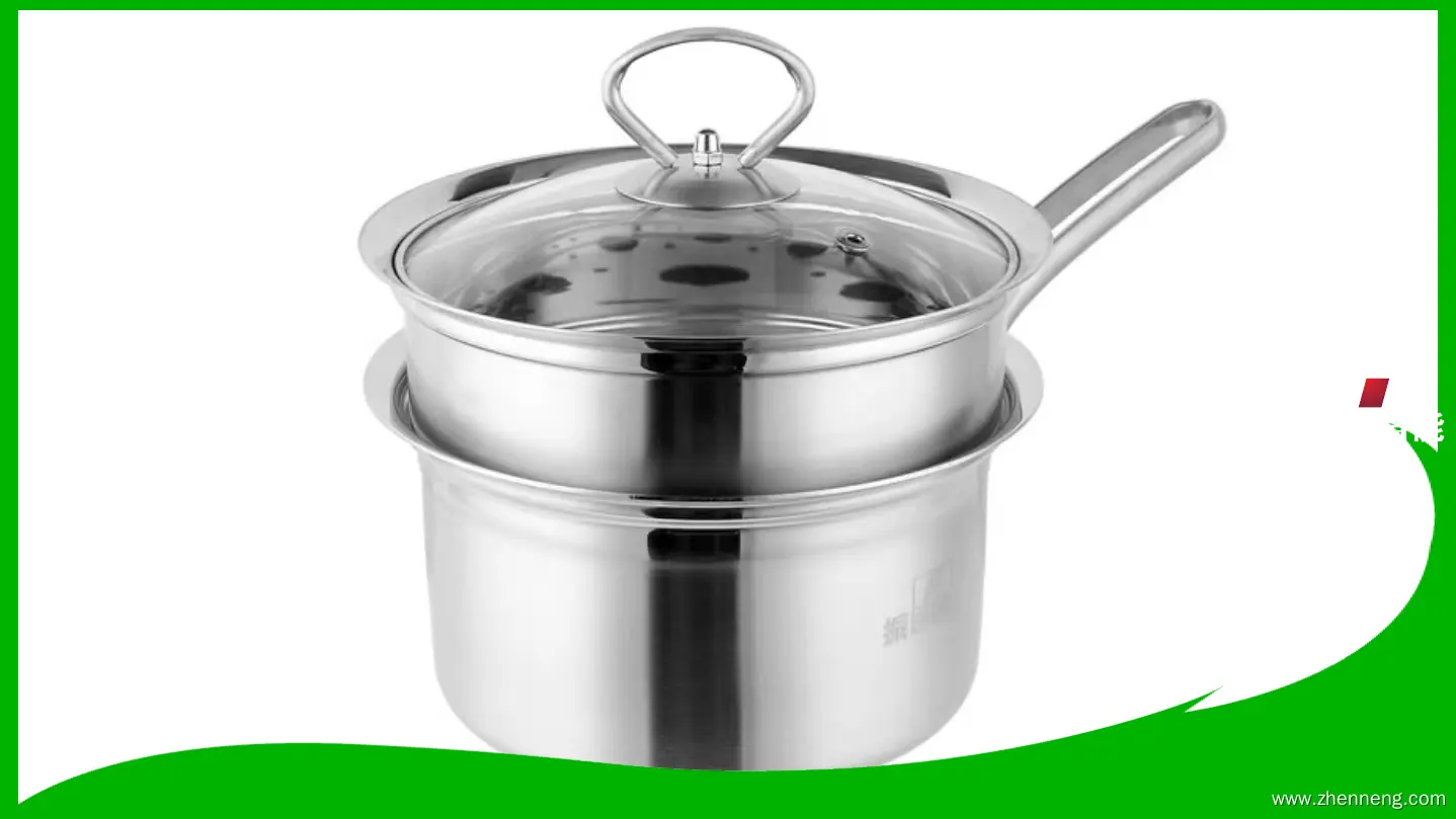 Cacerola para leche de acero inoxidable de 16 cm - Alta calidad, sartén con rejilla profesional 1