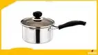 16cm Stainless Steel Milk Pot with Long Handle - High-Quality, Customizable 1