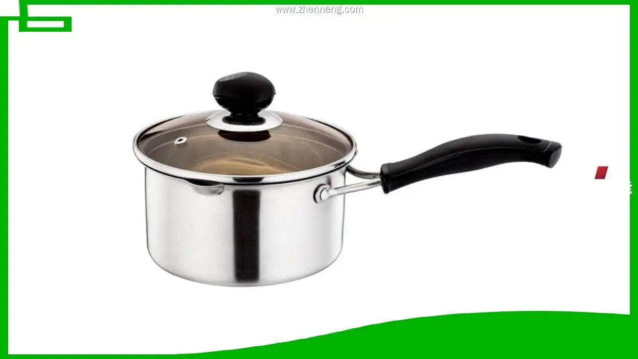 16cm Stainless Steel Milk Pan with Long Bakelite Handle - High-Quality Kitchen Cookware 1