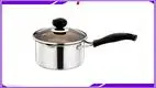 16cm Stainless Steel Milk Pan with Long Handle - High Quality & Customizable 1