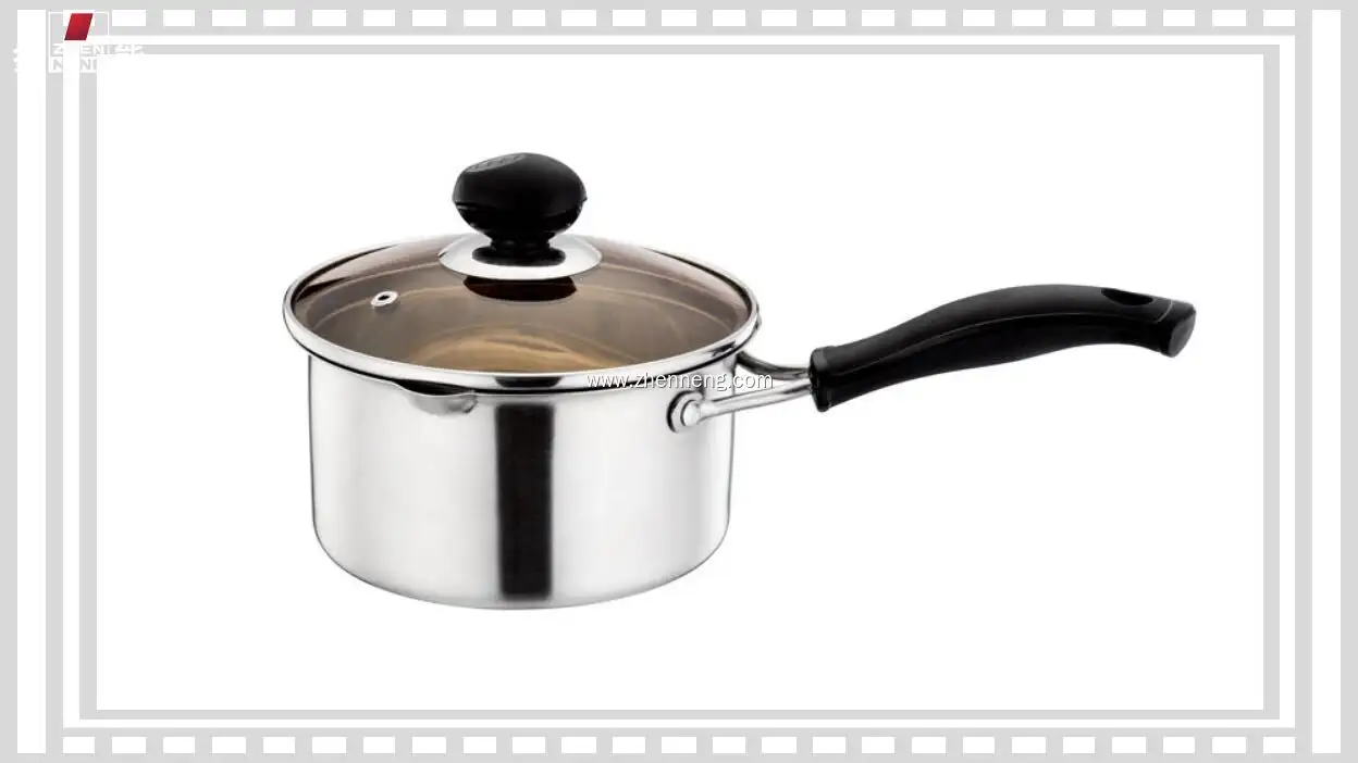 16cm Stainless Steel Milk Pot with Long Bakelite Handle1 1