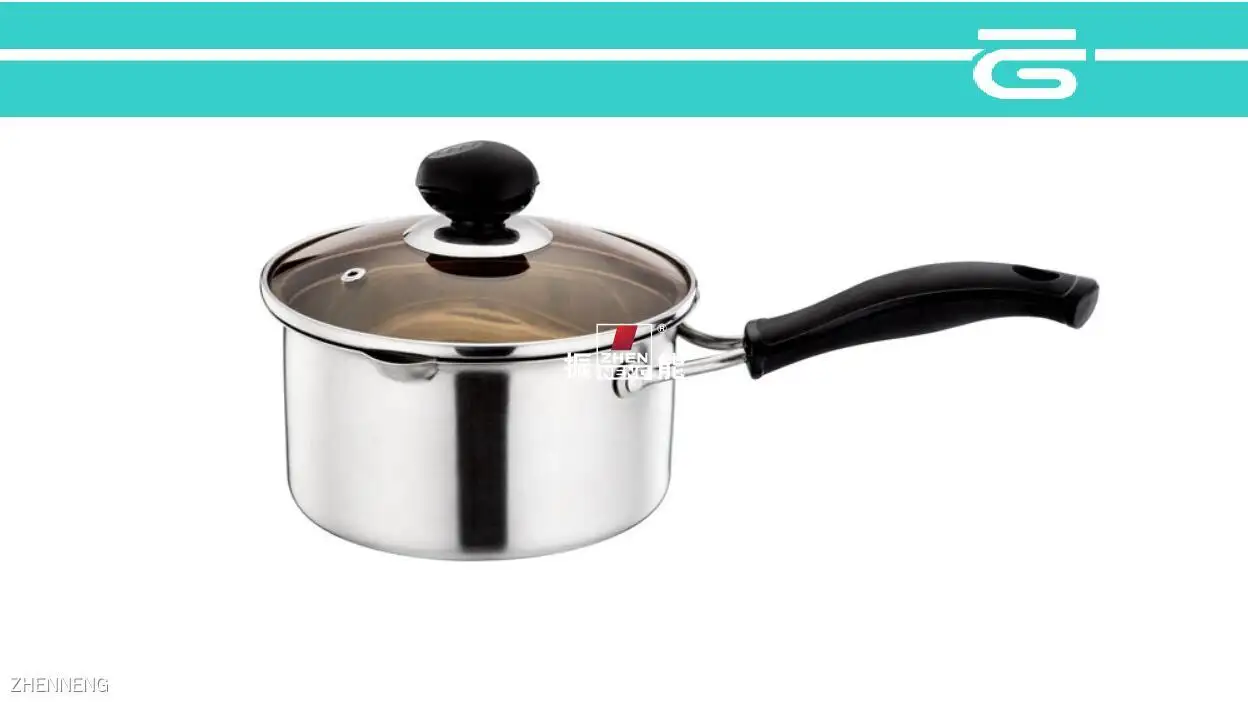 16cm 스테인리스 스틸 우유 냄비 (긴 베이클라이트 손잡이 포함) - 고품질 및 새로운 디자인 1