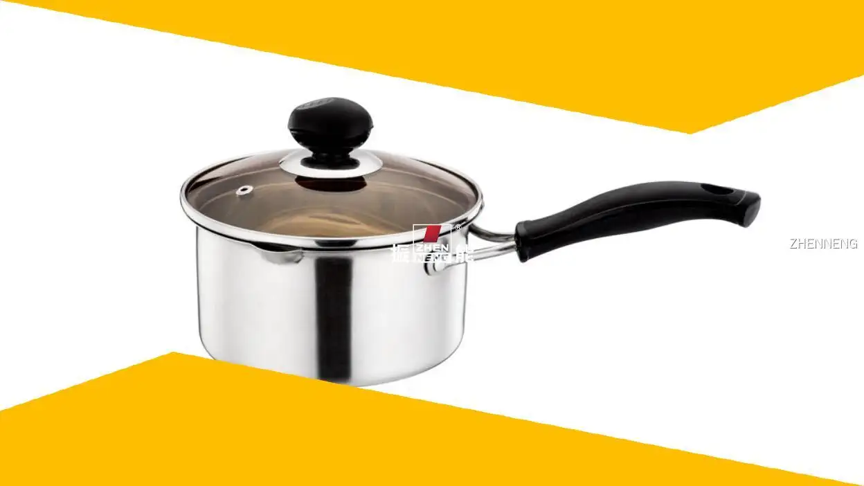 Stainless Steel Milk Pan with Bakelite Handle 1