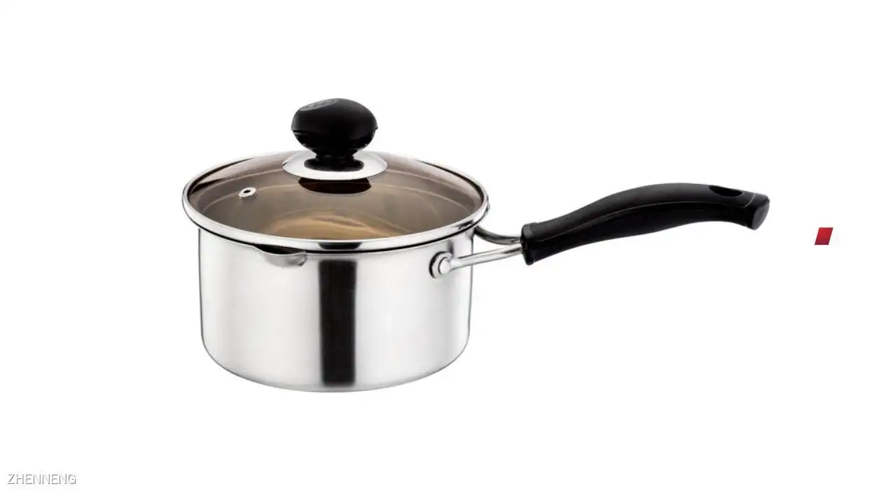 Stainless Steel Milk Pot with Lid - Premium Quality 1