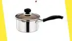 16cm Stainless Steel Milk Pan with Bakelite Handle 1