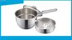 Stainless Steel Milk Pan with Lid - 18cm SUS304 Cooker 1