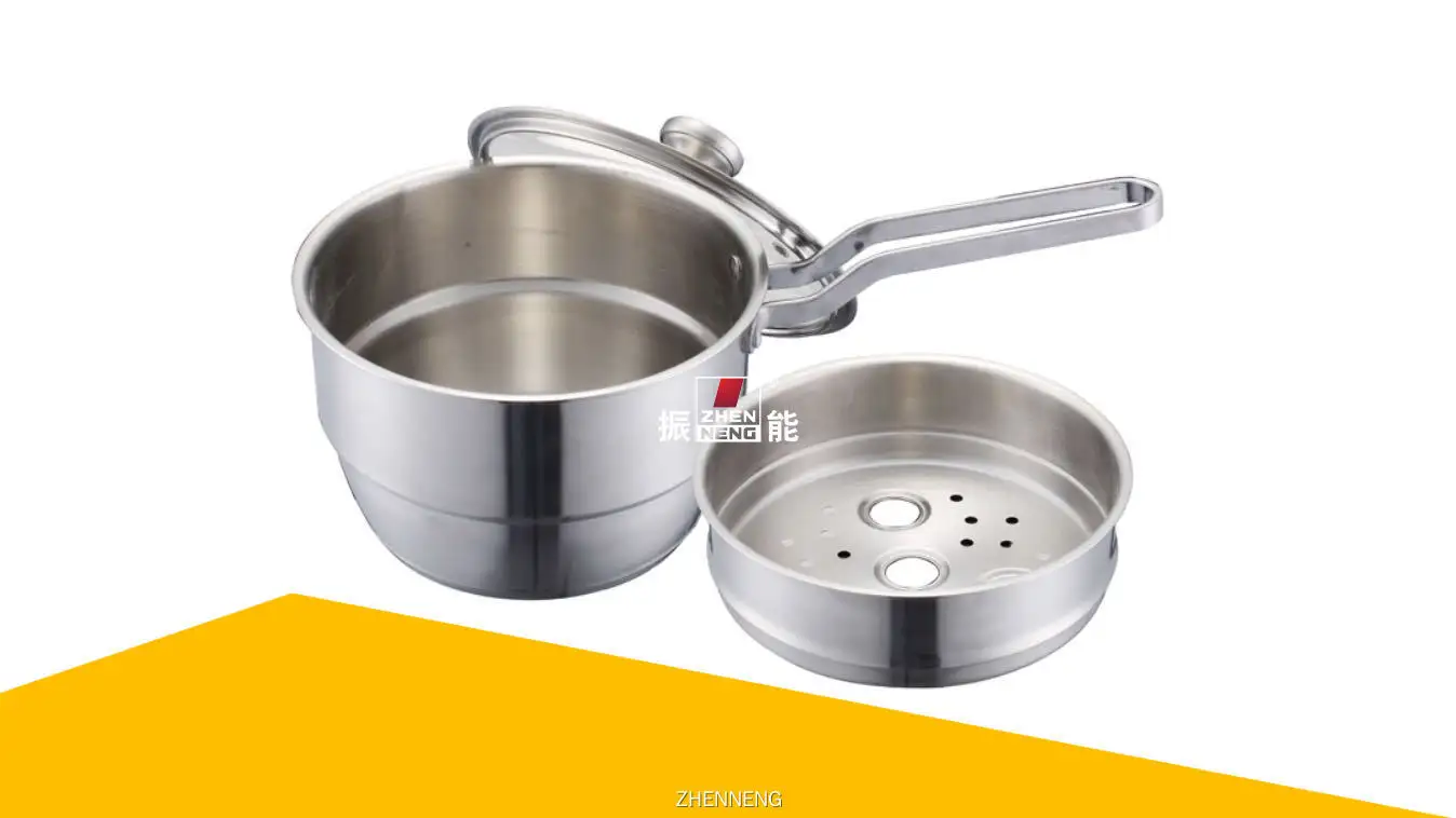 Custom stainless steel milk pan with lid factory Manufacturer | ZHENNENG 1
