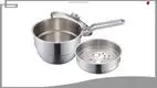 High Grade Stainless Steel Milk Boiling Pot 1