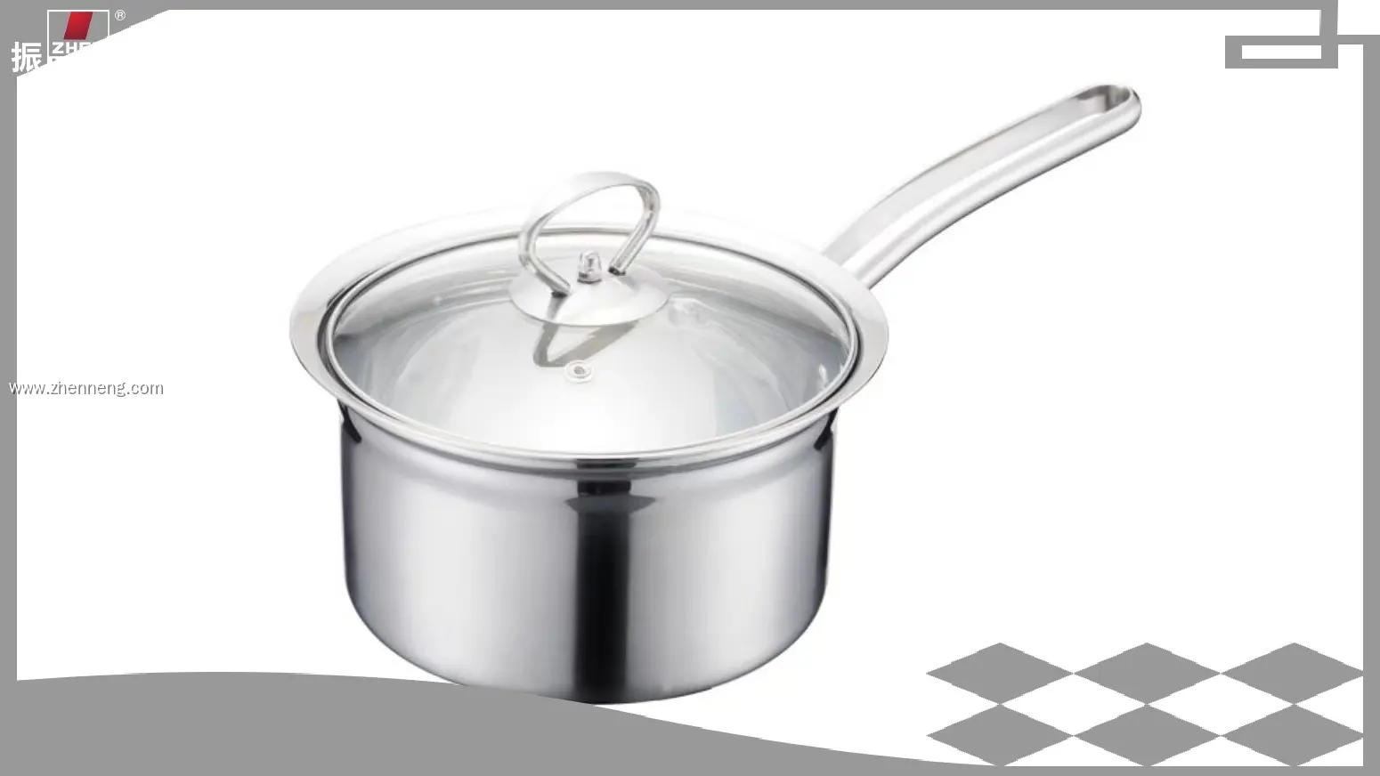 16cm Heat Resistant Stainless Steel Milk Pan with Long Handle - Superior Quality 1