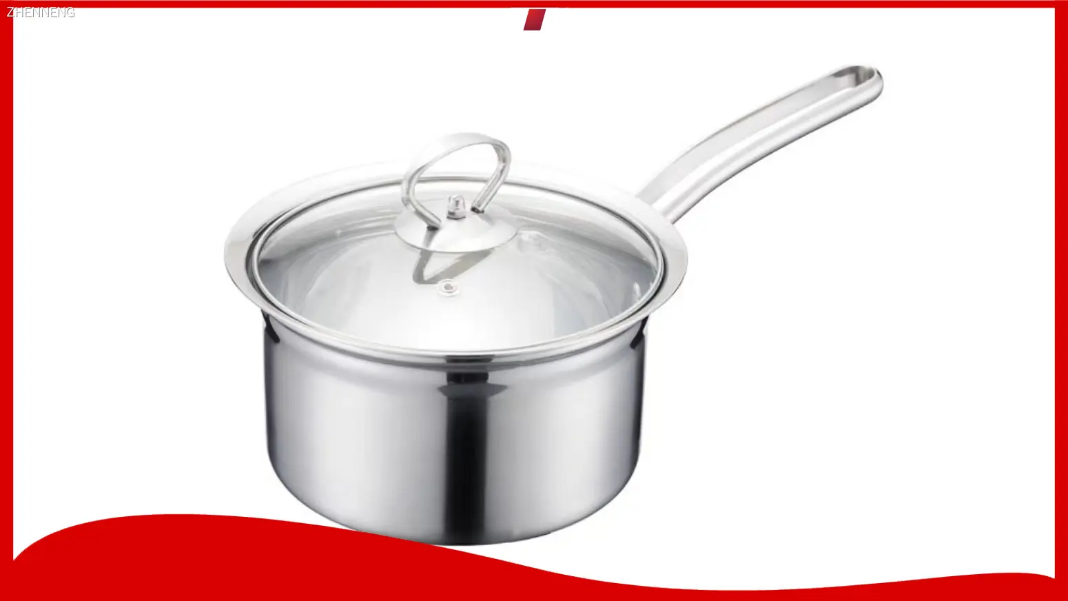 16cm Stainless Steel Milk Pan - Superior Quality, Customizable & Long Handle 1