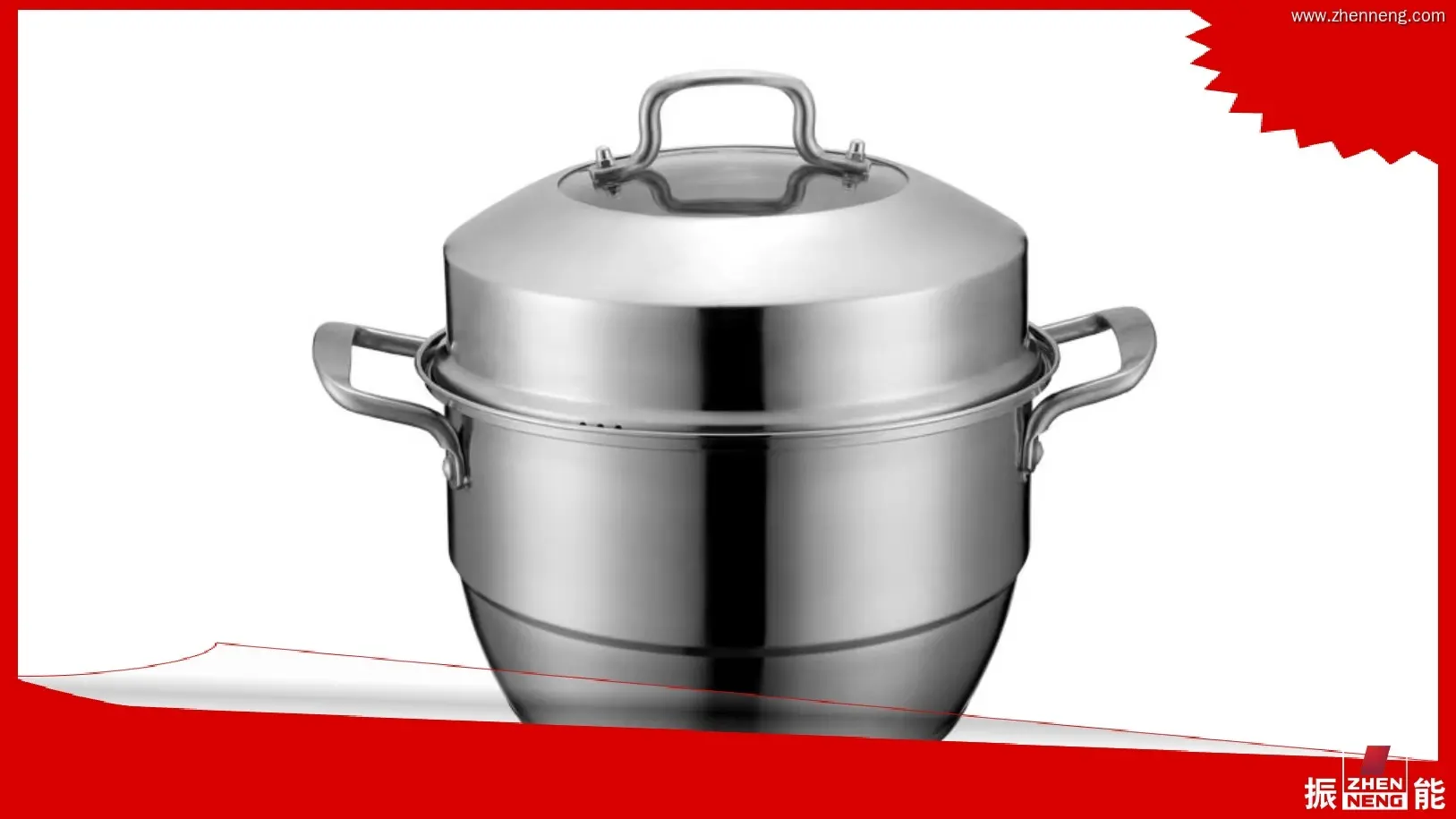 Premium Stainless Steel Steamer Pot - Customize Your Cooking Experience with ZHENNENG's High-Quality, Multi-Purpose Pot 1