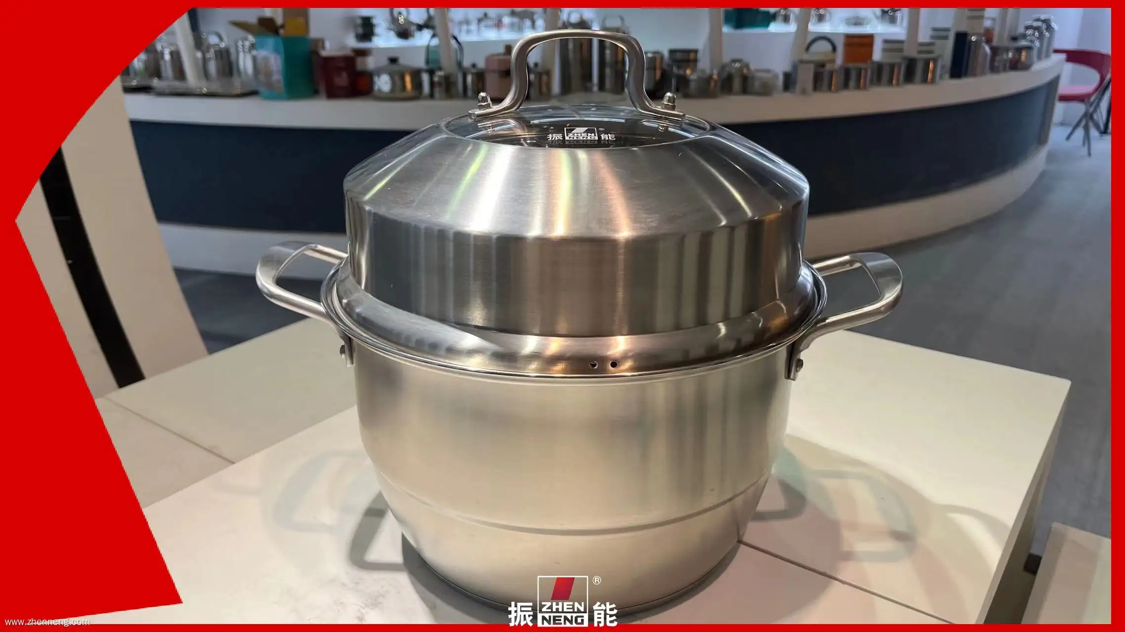 34cm Stainless Steel Steamer Pot 1