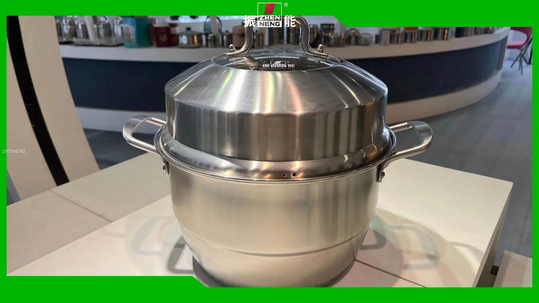 قدر بخار من الفولاذ المقاوم للصدأ SUS 304 1