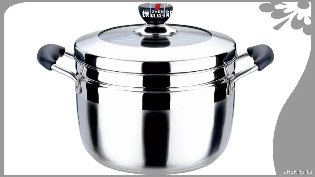 Stainless Steel 24cm Steamer Pot with Inner Grid 1
