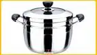 Stainless Steel 24cm Steamer Pot with Grid Grid - Customizable Size, Built-in Lid, Tempered Glass Lid - ZHENNENG Technology 1