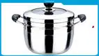 Stainless Steel 22cm Steamer Cooking Pot with Glass Lid - High-End Quality 1