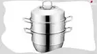 Stainless Steel 32cm Cooking Pot with Visual Cover and Double Handles - High Quality Family Cookware 1