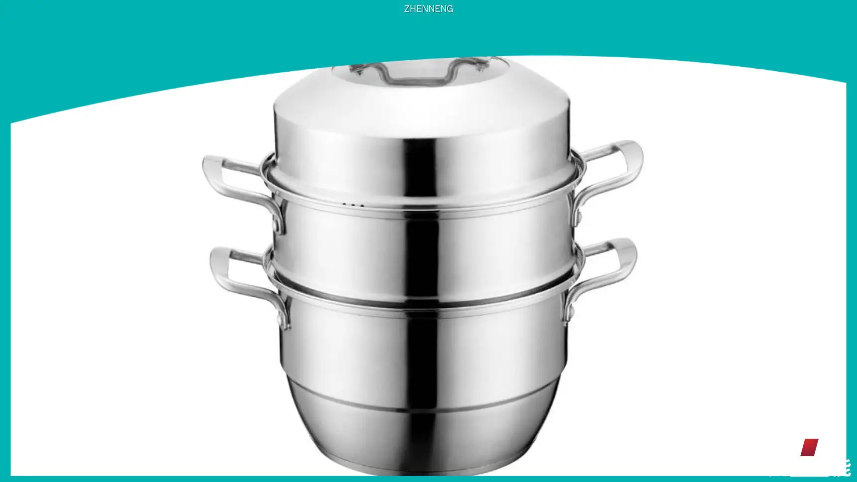 Stainless Steel 32cm Cooking Pot with Visual Cover and Double Handles - Customizable Family Cookware with Quality Assurance & Heavy Bottom 1