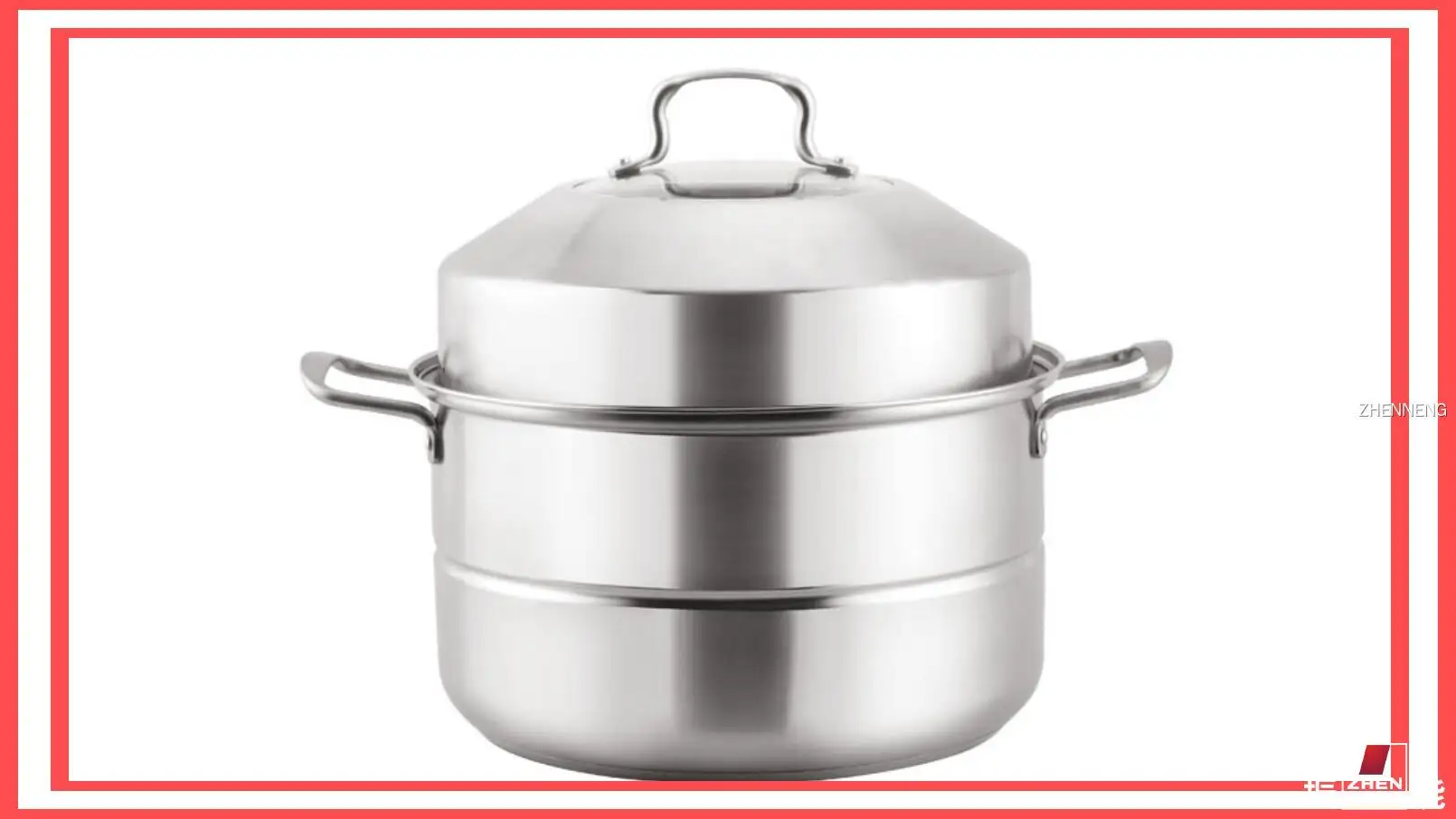 30cm Stainless Steel Steamer Pot with Visible Cover 1