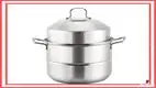 30cm Stainless Steel Steamer Pot with Visible Cover 1