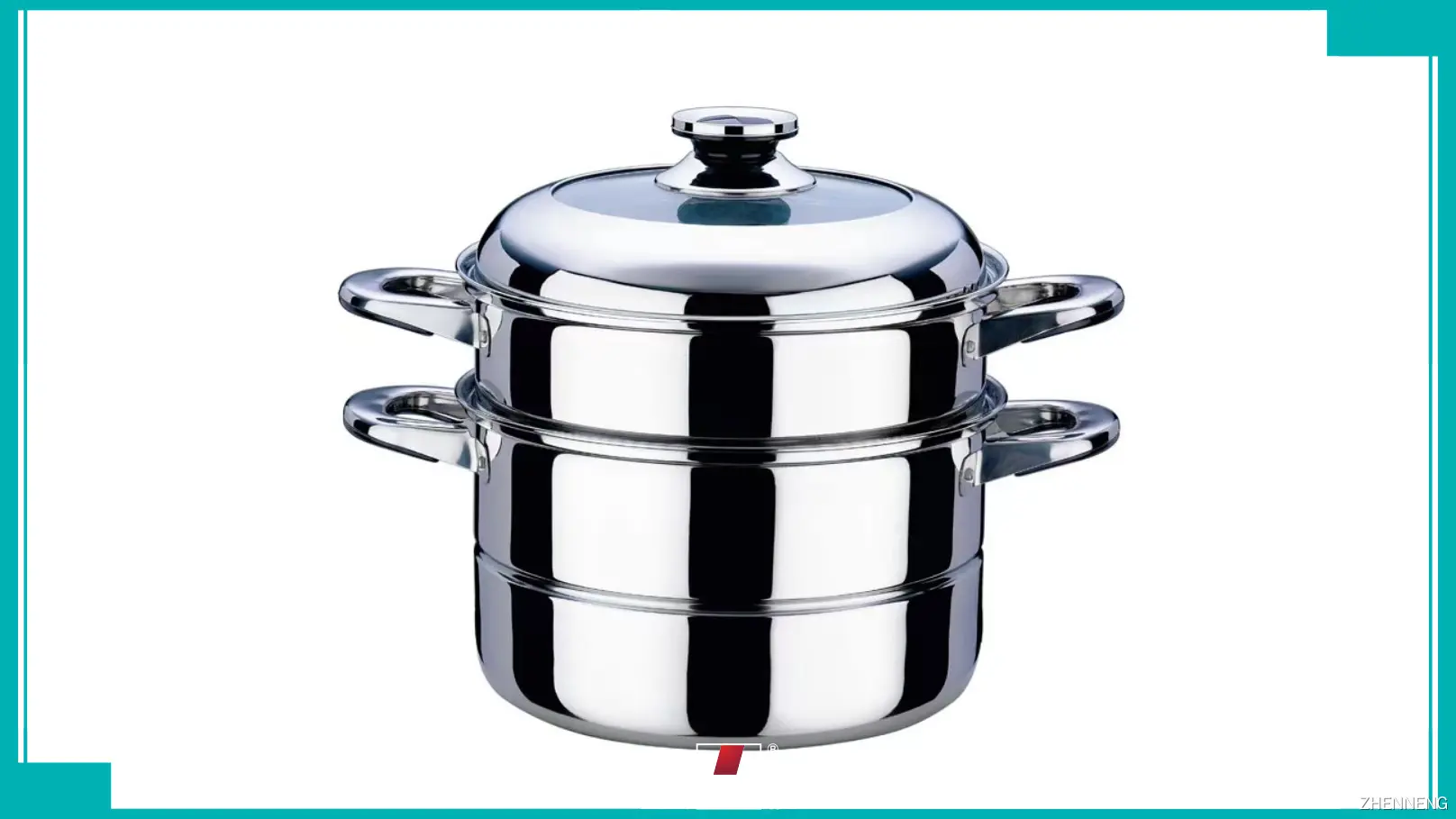 28cm Stainless Steel 2-Layer Steamer Pot with Heavy Bottom - Best Quality 1