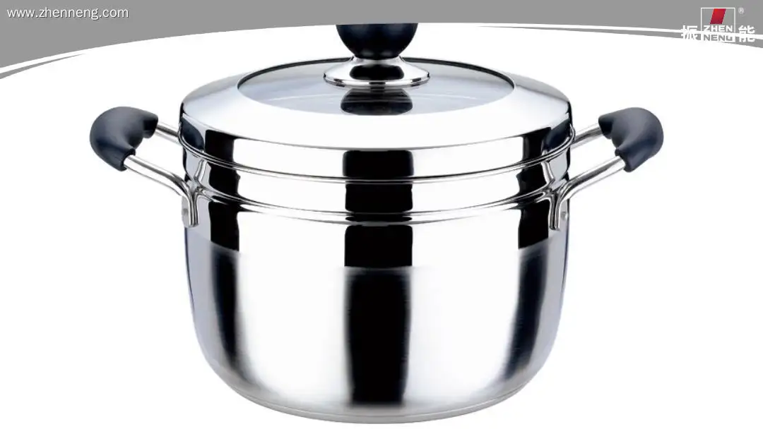 24cm Thickened Stainless Steel Soup Steamer with Glass Lid - Customizable Sizes, Built-in Steam Basket - Ideal for Gas Stoves & Induction Cooktops 1