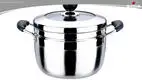 24cm Thickened Stainless Steel Soup Steamer with Glass Lid - Customizable Sizes, Built-in Steam Basket - Ideal for Gas Stoves & Induction Cooktops 1