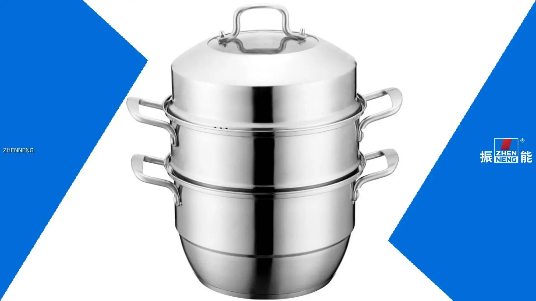 3-Layer Stainless Steel Steamer Pot - Best Steamer Basket 1