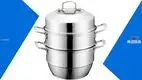 3-Layer Stainless Steel Steamer Pot - Best Steamer Basket 1