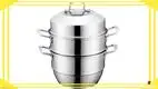 3-Layer Stainless Steel Steamer Pot - Best Steamer Pan 1