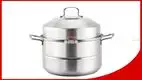 26cm Stainless Steel Double Handle Food Steamer - High Performance & Quality 1