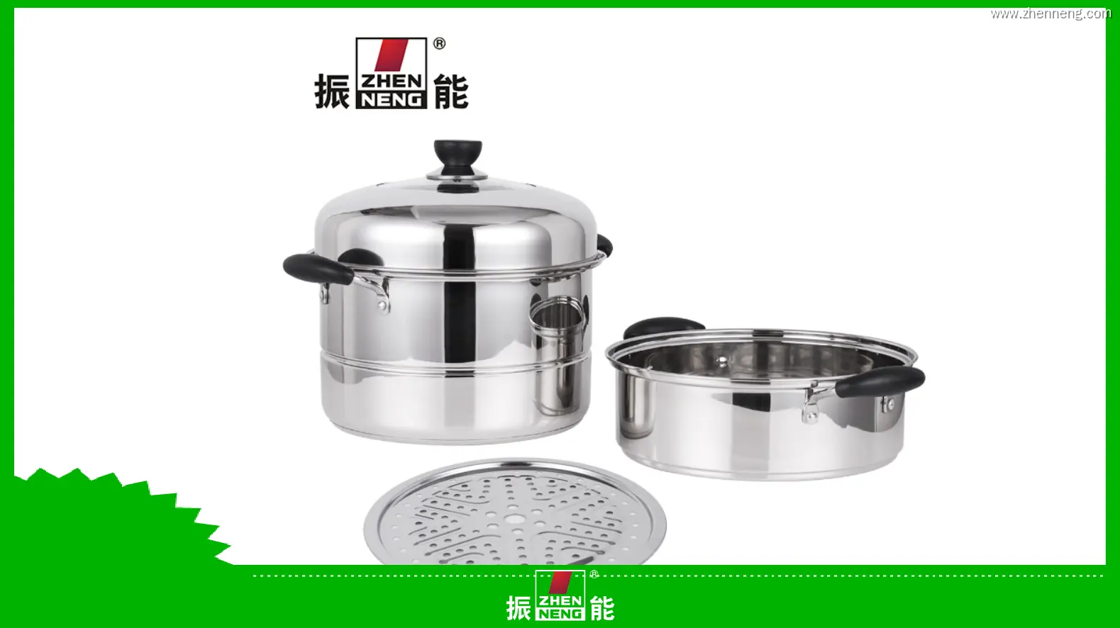 Stainless Steel 2-Layer Steaming Pot - Best Steamer Basket 1