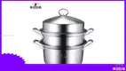 New Arrival 26cm 3-Layer Stainless Steel Steamer with Lid 1