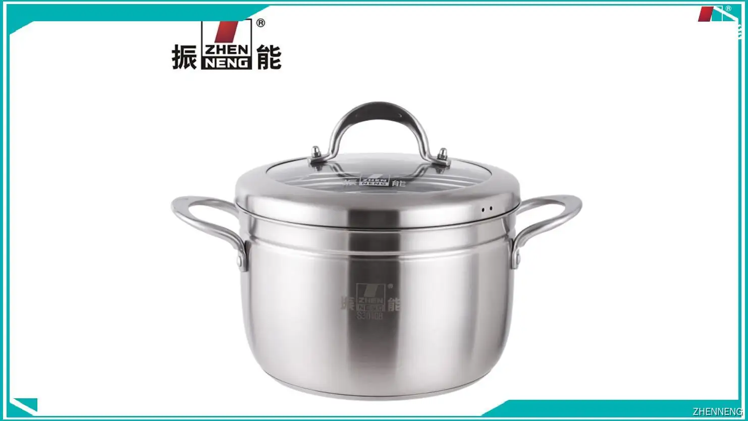 Stainless Steel Double Deck Steamer Pot - Customizable & High Quality 1