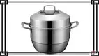 Stainless Steel 30cm Two-Layer Steamer Pot for Family, Household - High Quality SUS 304 Cookware 1