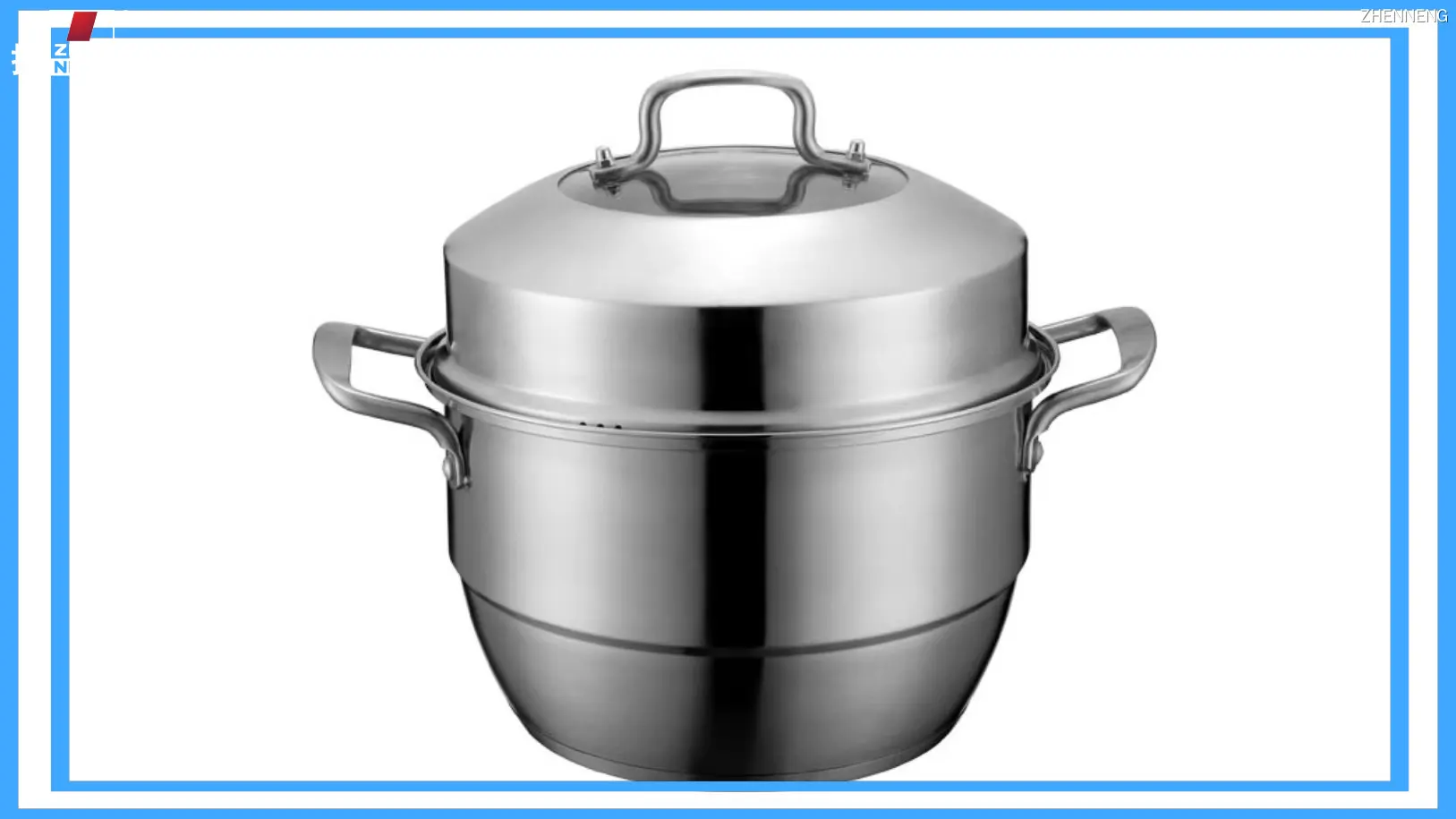 28cm Stainless Steel Steamer Cookware - High Quality Family Steamer Pot 1