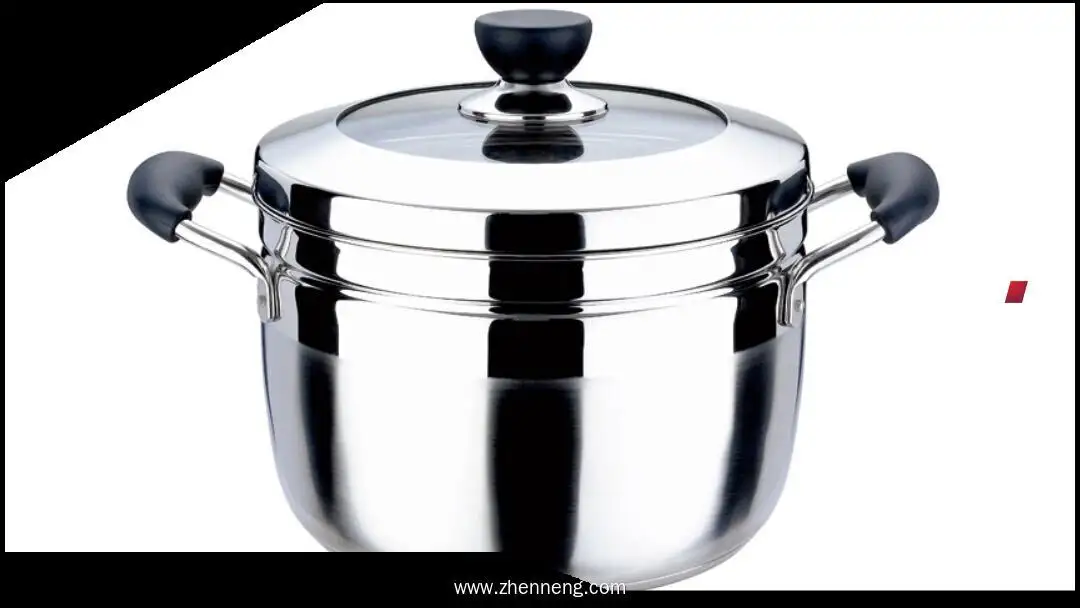 22cm Stainless Steel Steamer Pot with 2 Handles 1
