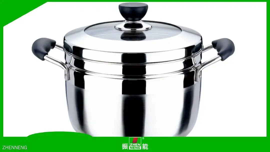 26cm Stainless Steel Food-Grade Steamer Pot with Tempered Glass Lid 1
