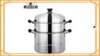 28cm Stainless Steel Steamer Pot with Bakelite Handle - Best Quality 1