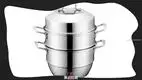 3-Tier Stainless Steel Steamer Pot - Customizable & Durable 1
