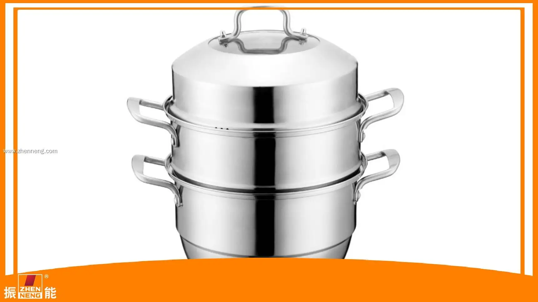 3-Layer Stainless Steel Steamer Pot | Customizable Options | High-Quality & Durable 1
