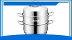 3 Tier Stainless Steel Steamer - High Quality & Durable 1