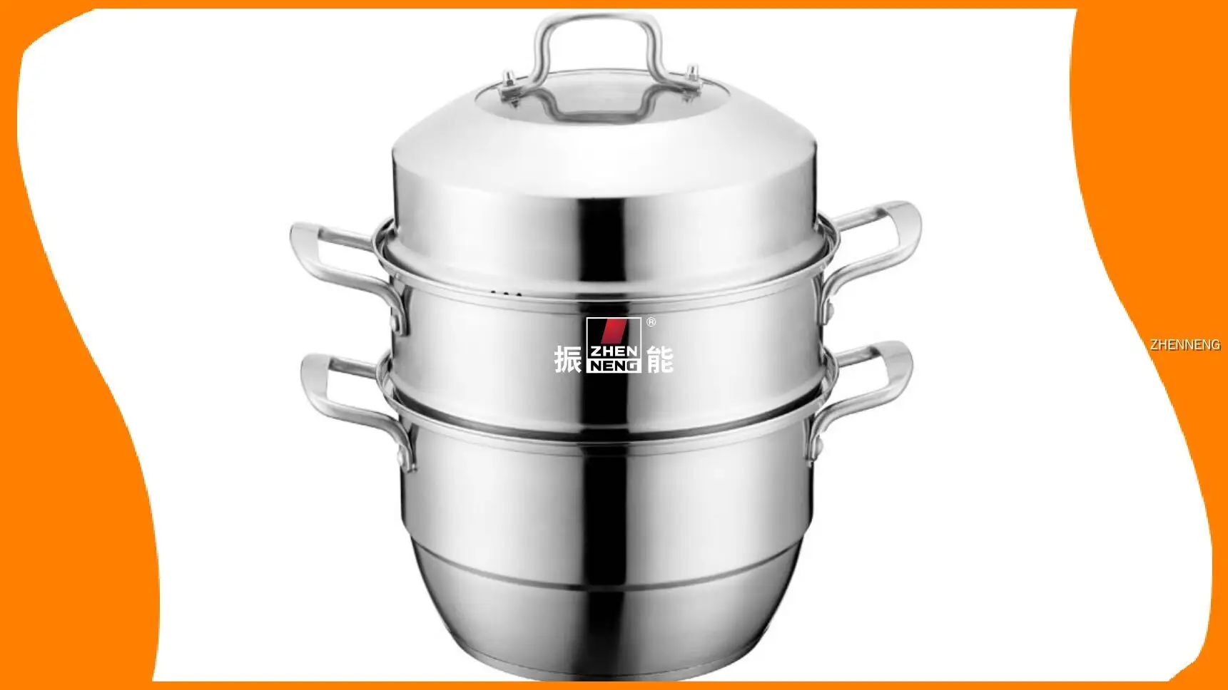 3 Tier Pot Steamer - Stainless Steel Multi-Purpose Cooking Pot 1