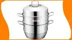 3 Tier Pot Steamer - Stainless Steel Multi-Purpose Cooking Pot 1